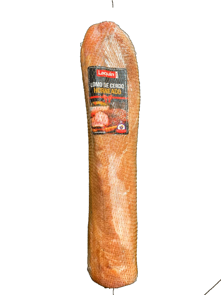 Lomo de cerdo ahumado Laquin Foods, corte magro Lomo de cerdo ahumado Laquin Foods, corte magro